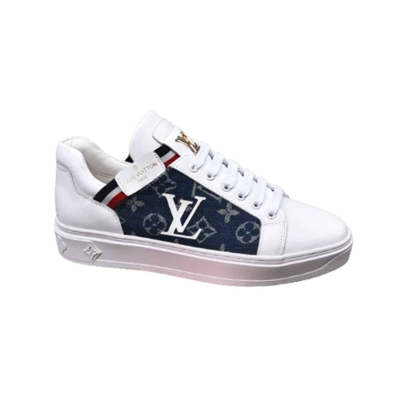 LOUIS VUITTON TRAINER WHITE DENIM