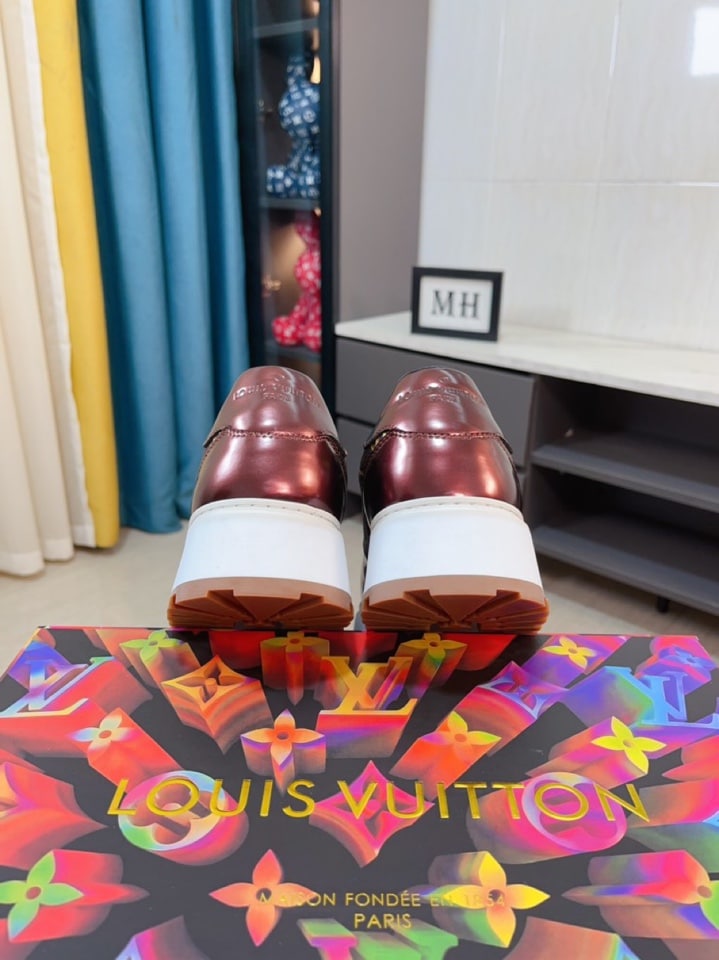 LOUIS VUITTON MEN’S SNEAKERS MONOGRAM EMPREINTE BROWN - Image 9