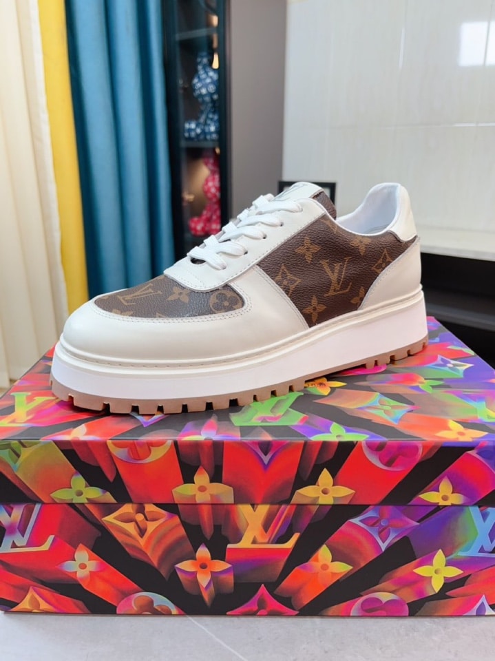 LOUIS VUITTON MONOGRAM EMPREINTE LEATHER WHITE AND BROWN - Image 2