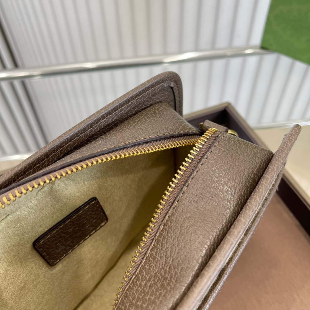 GUCCI JUMBO GG MINI BAG CAMEL AND EBONY 22CM 696075 UKMDG 2570 - Image 4