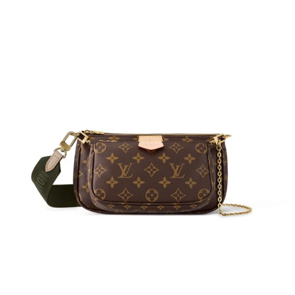 LOUIS VUITTON MULTI POCHETTE ACCESSOIRES BROWN 24CM