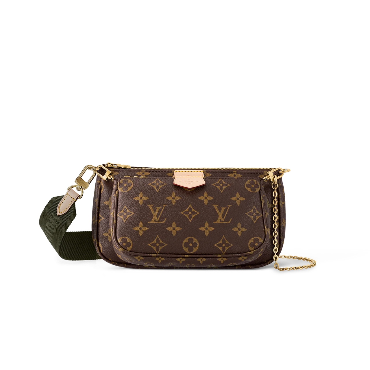 LOUIS VUITTON MULTI POCHETTE ACCESSOIRES BROWN 24CM