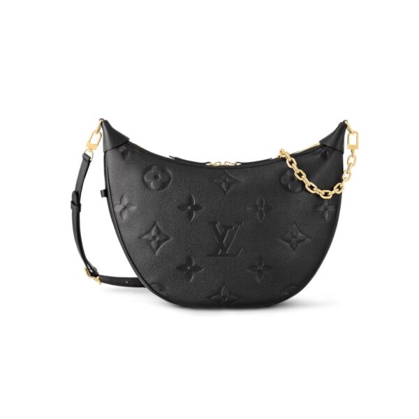 LOUIS VUITTON LOOP HOBO MONOGRAM EMPREINTE BLACK 37CM M46739