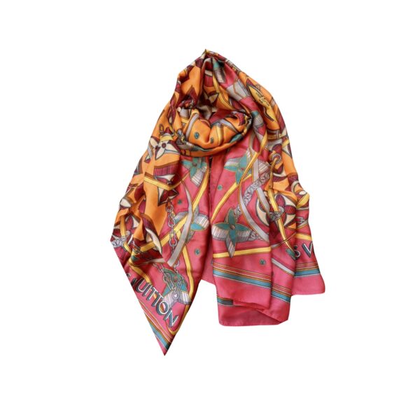 LOUIS VUITTON MONOGRAM LV PARTERN PINK 90CM