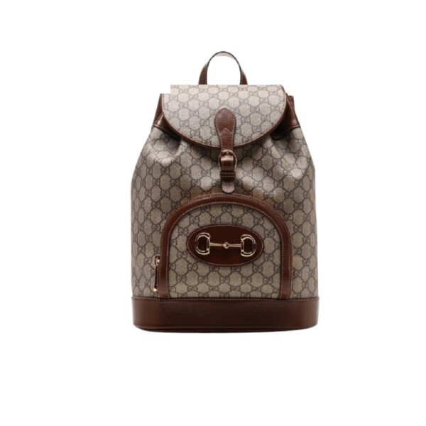 GUCCI 1955 HORSEBIT BACKPACK LARGE BROWN 27CM 620849 92TCG 8563 BRWSGR GUB9