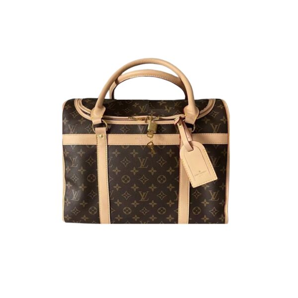 LOUIS VUITTON DOG BAG BROWN 46CM M45662