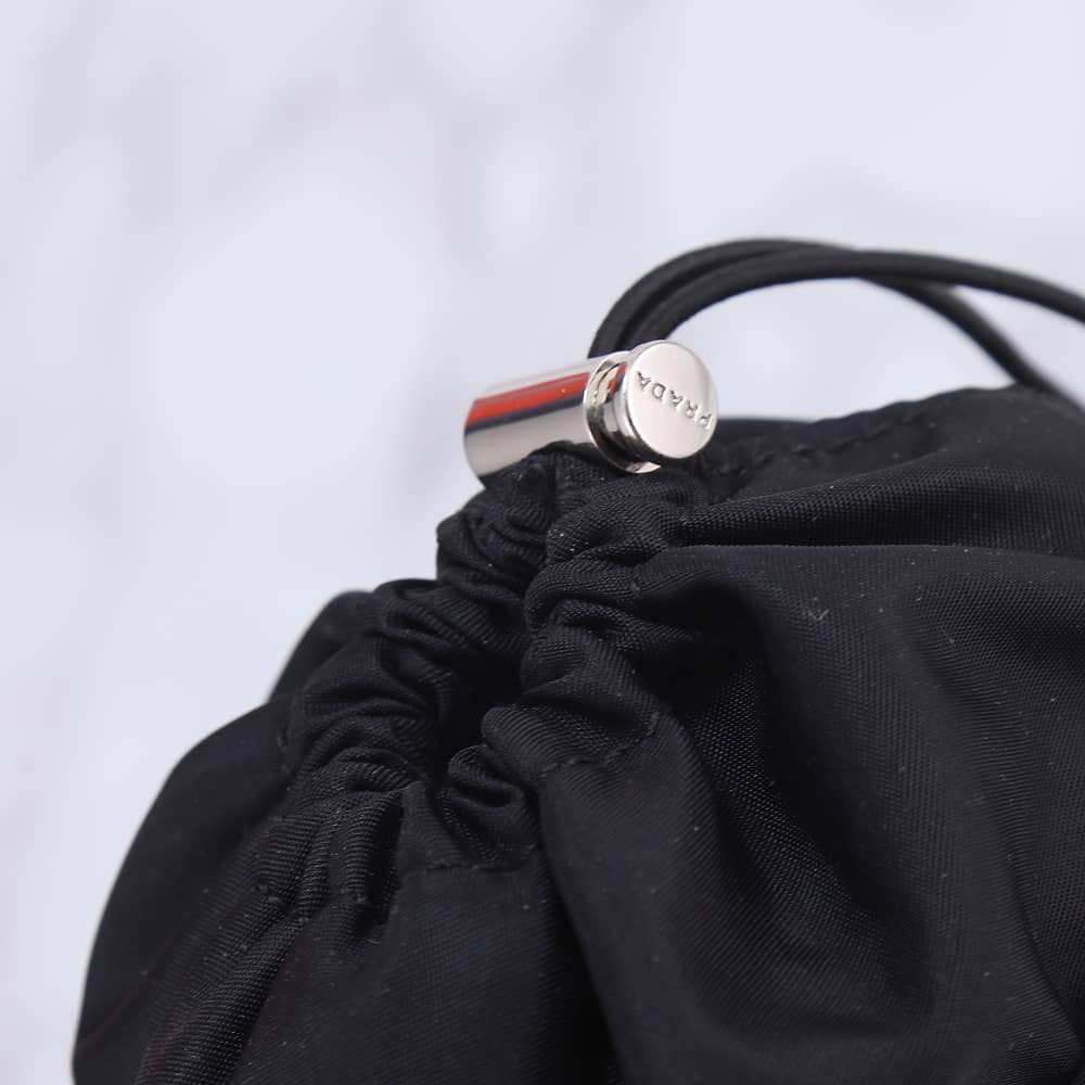 PRADA RE NYLON SMARTPHONE CASE BLACK 18CM 2ZH1552DMIF0002 - Image 6