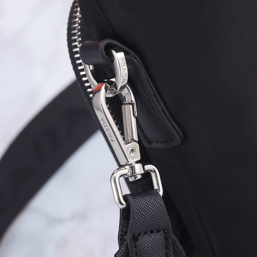 PRADA RE NYLON SMARTPHONE CASE BLACK 18CM 2ZH1552DMIF0002 - Image 8