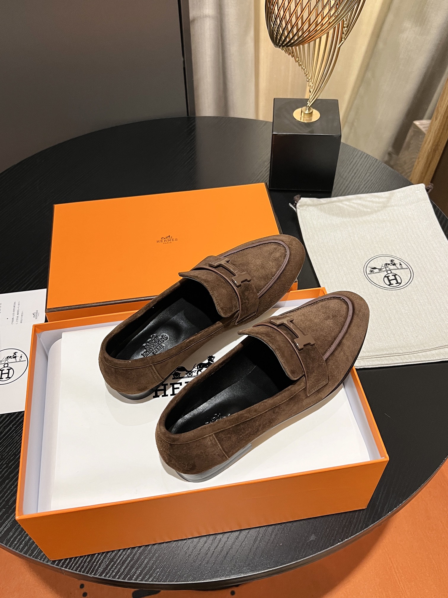 HERMES PARIS LOAFER BROWN - Image 2