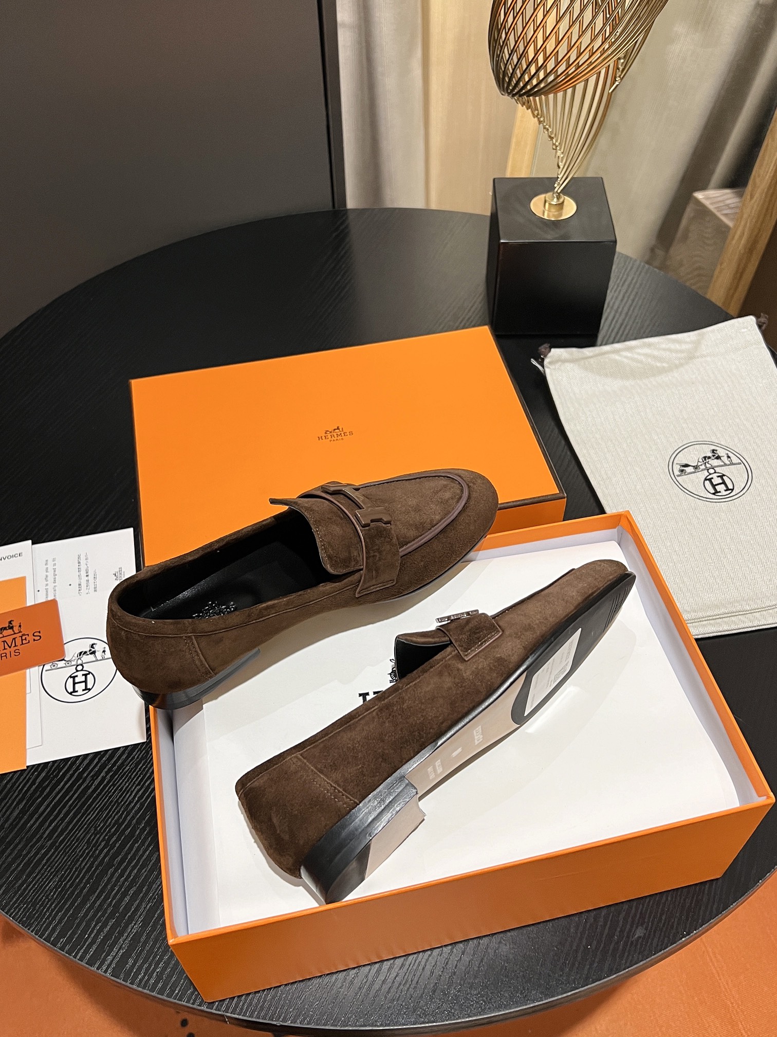 HERMES PARIS LOAFER BROWN - Image 4