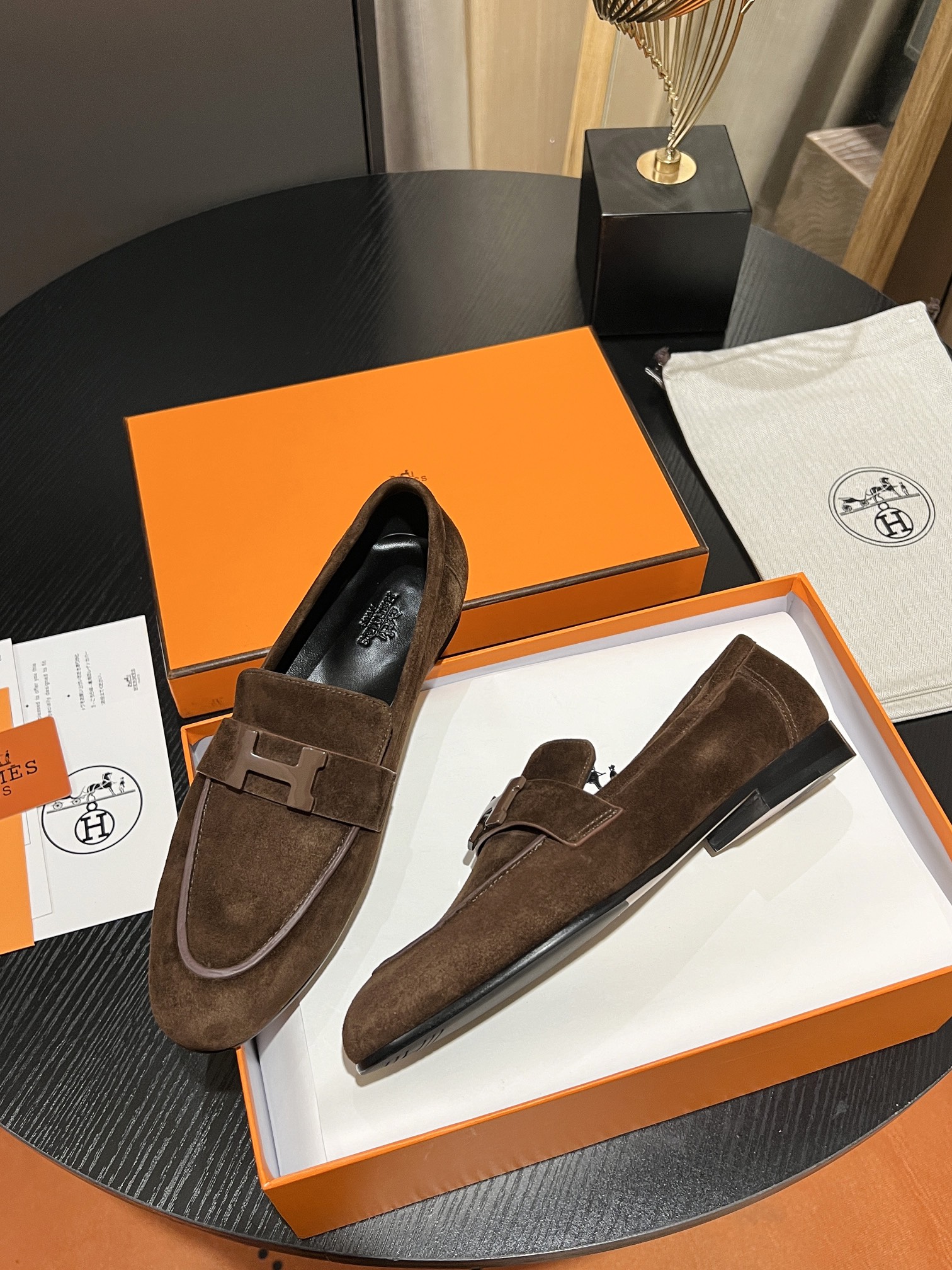 HERMES PARIS LOAFER BROWN - Image 5