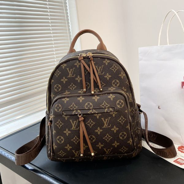 LOUIS VUITTON BACKPACK MONOGRAM DARK BROWN 31CM - Image 5