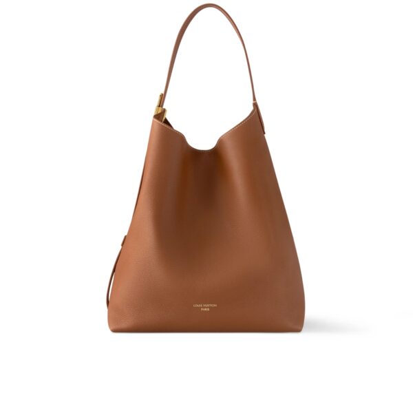 LOUIS VUITTON LOW KEY HOBO BAG WITH GOLD HARDWARE IN COGNAC 32CM M24974