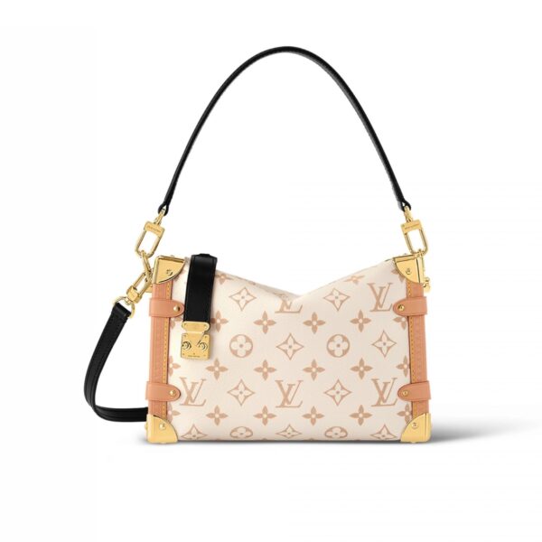 LOUIS VUITTON SIDE TRUNK BAG MONOGRAM BEIGE 18CM