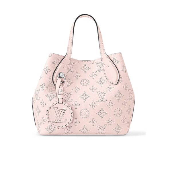 LOUIS VUITTON BLOSSOM MAHINA LEATHER BAG LIGHT PINK 21CM M23196