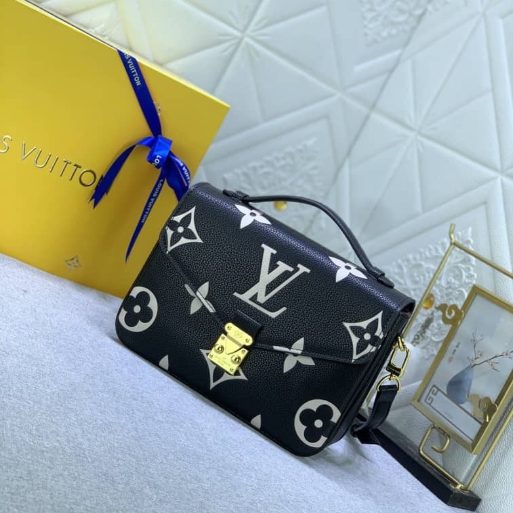 LOUIS VUITTON POCHETTE MÉTIS BAG BLACK 25CM M45773 - Image 3