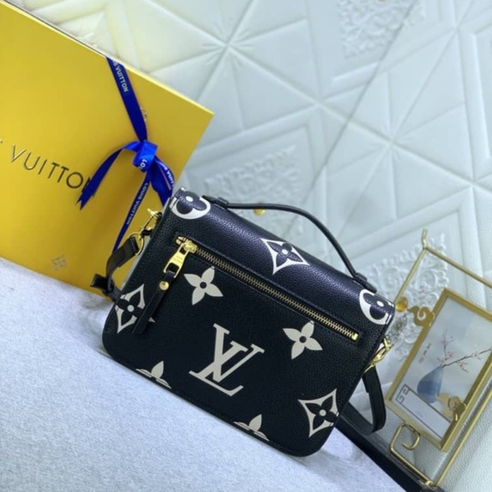 LOUIS VUITTON POCHETTE MÉTIS BAG BLACK 25CM M45773 - Image 4