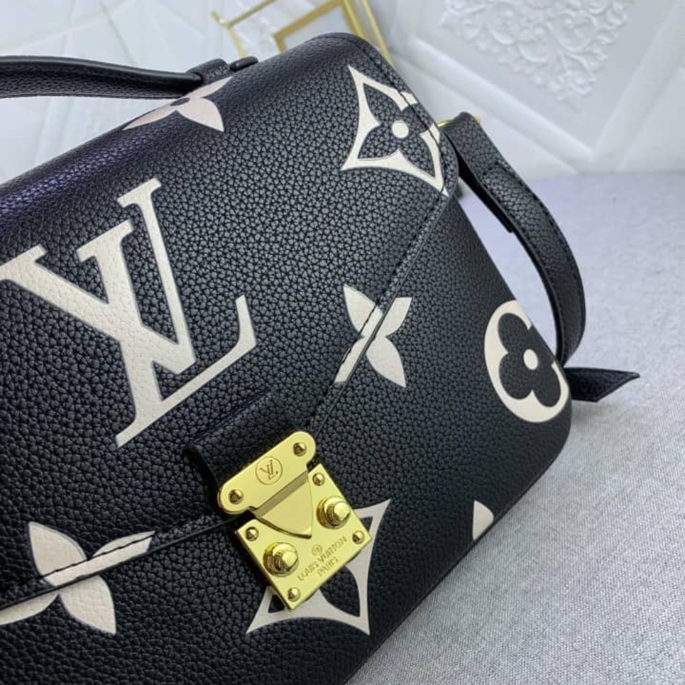 LOUIS VUITTON POCHETTE MÉTIS BAG BLACK 25CM M45773 - Image 6