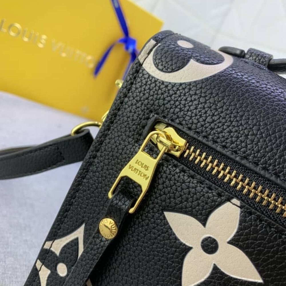 LOUIS VUITTON POCHETTE MÉTIS BAG BLACK 25CM M45773 - Image 7