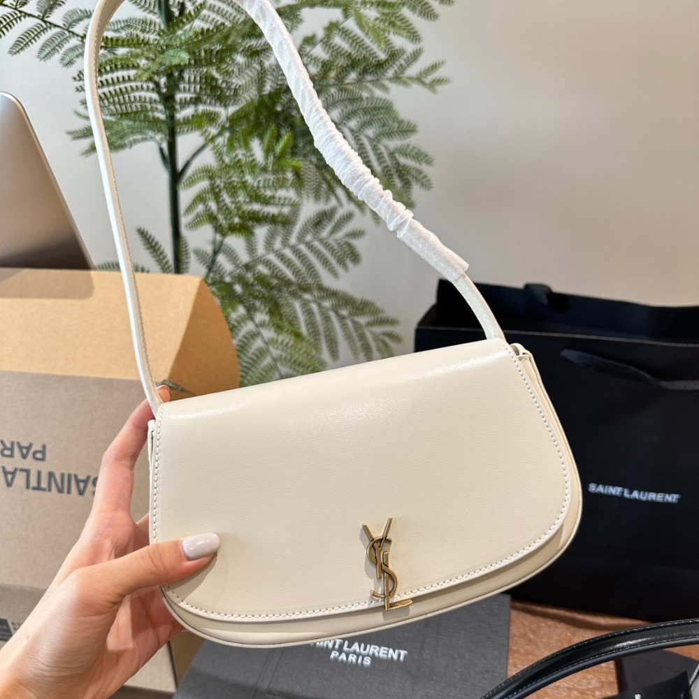 SAINT LAURENT MINI VOLTAIRE IN BOX WHITE 17CM - Image 3