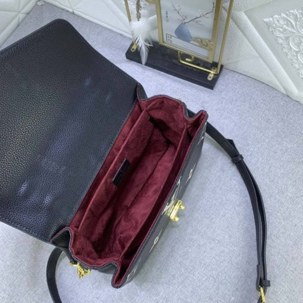 LOUIS VUITTON POCHETTE MÉTIS BAG BLACK 25CM M45773 - Image 10