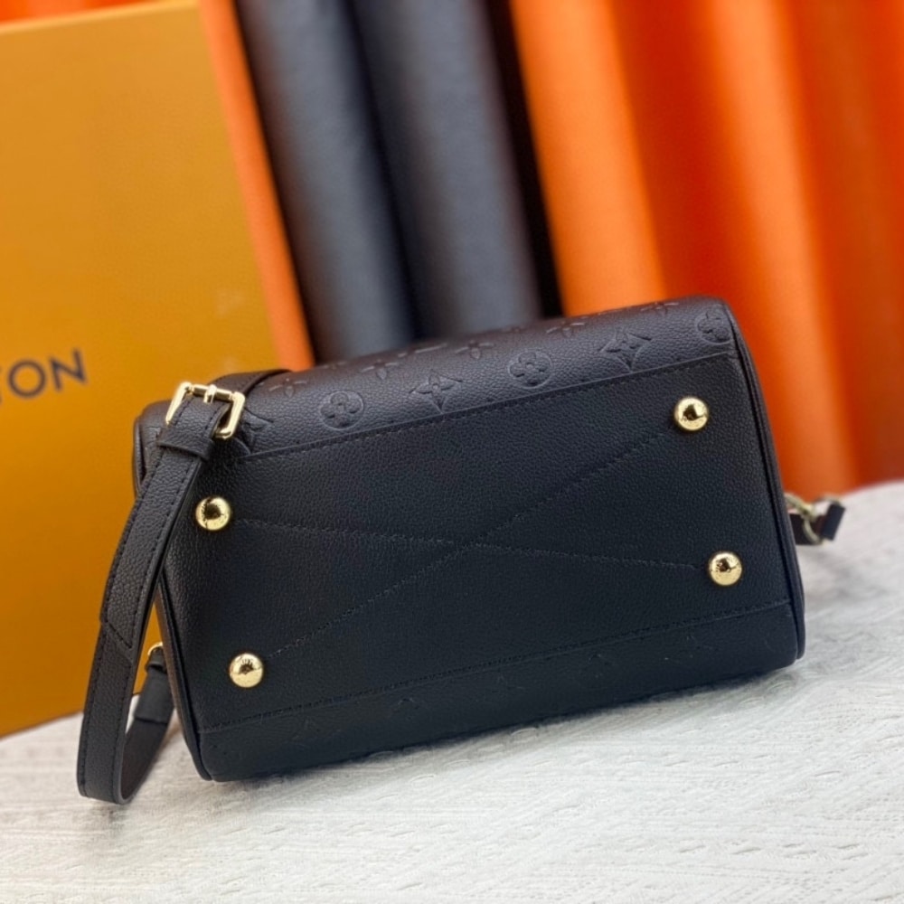 LOUIS VUITTON SPEEDY BANDOULIÈRE 25 IN MONOGRAM EMPREINTE BLACK 25CM - Image 5