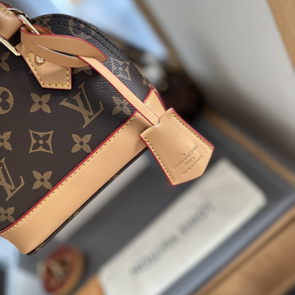 LOUIS VUITTON ALMA NANO BAG MONOGRAM BROWN 18CM M82717 - Image 3