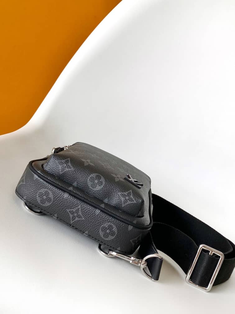 LOUIS VUITTON AVENUE SLINGBAG MONOGRAM MACASSAR BLACK 30CM - Image 5