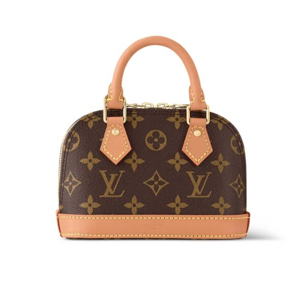 LOUIS VUITTON ALMA NANO BAG MONOGRAM BROWN 18CM M82717