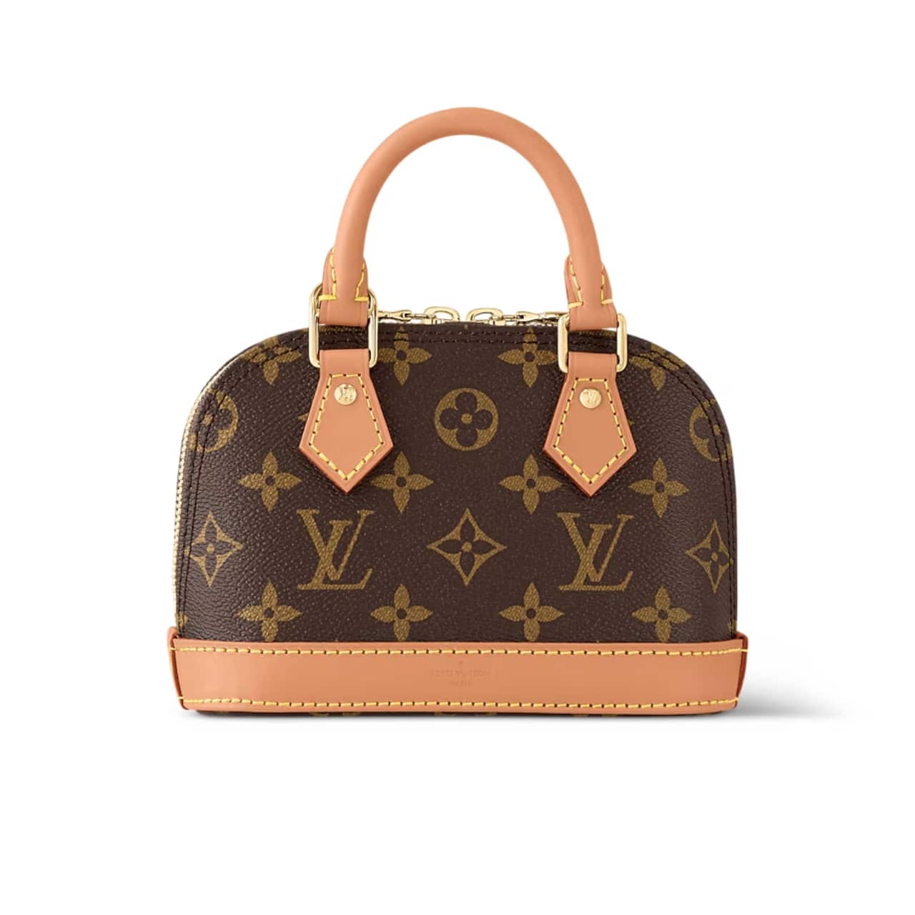 LOUIS VUITTON ALMA NANO BAG MONOGRAM BROWN 18CM M82717