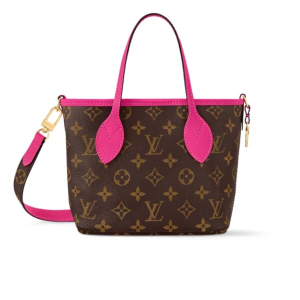 LOUIS VUITTON NEVERFULL BANDOULIÈRE INSIDE OUT BB BAG ROSE POONDICHERRY 19CM M12106