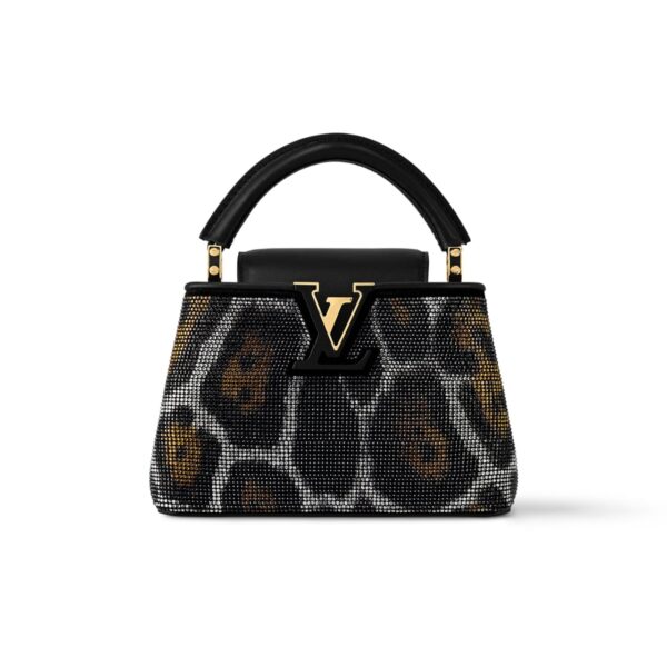 LOUIS VUITTON CAPUCINES MINI BLACK 20CM M13335