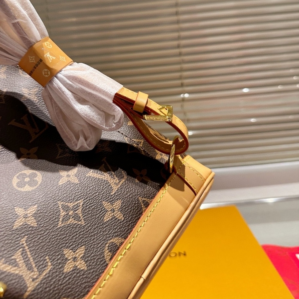 LOUIS VUITTON MONTSOURIS DAYBAG BACKPACK MONOGRAM LEATHER BROWN 26CM M51136 - Image 5