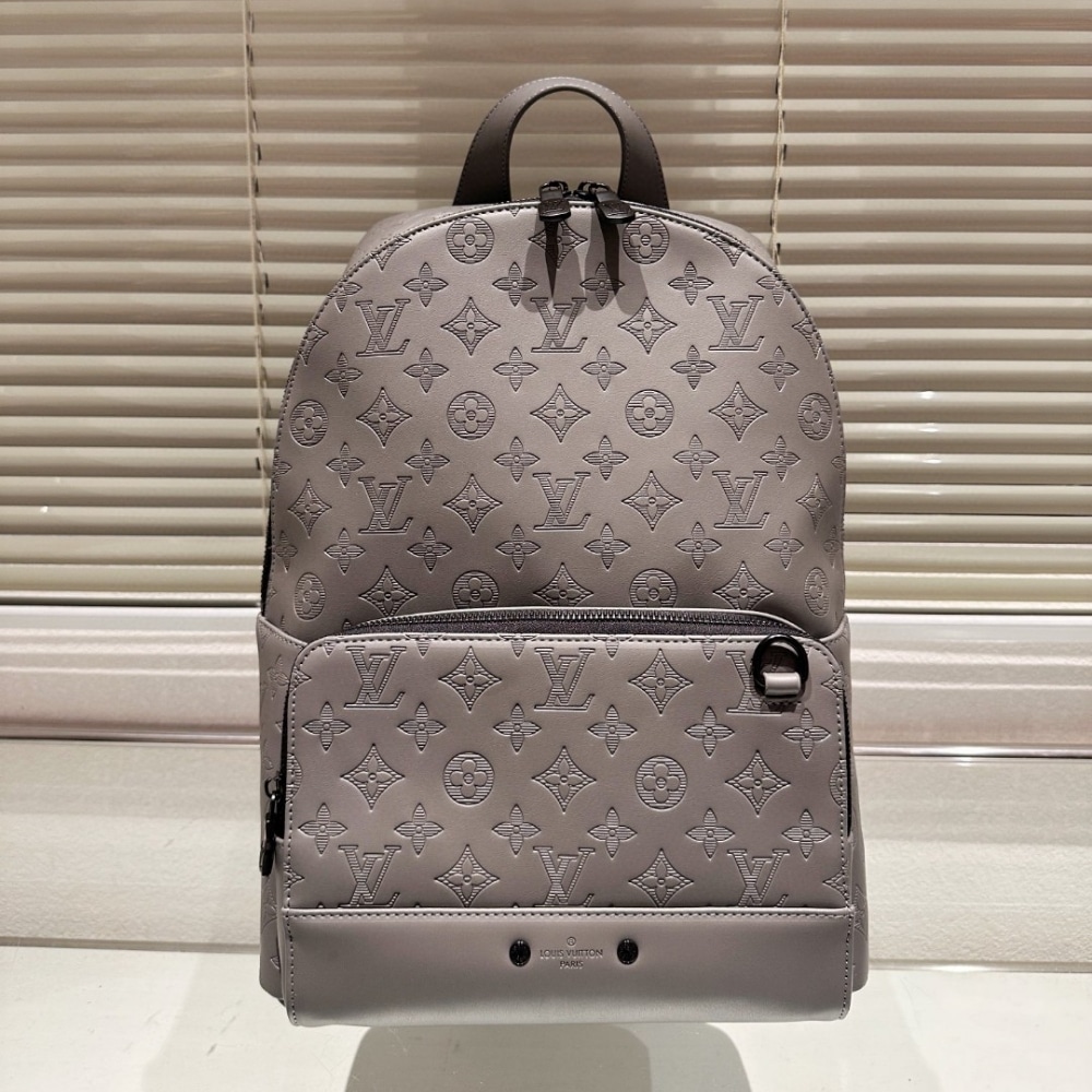 LOUIS VUITTON MONOGRAM SHADOW RACER BACKPACK GREY 38CM - Image 2
