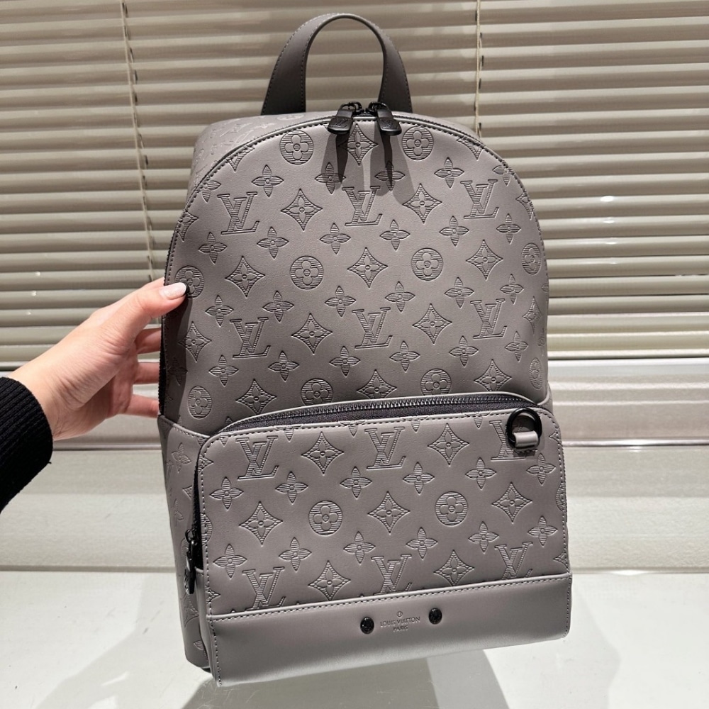 LOUIS VUITTON MONOGRAM SHADOW RACER BACKPACK GREY 38CM - Image 7