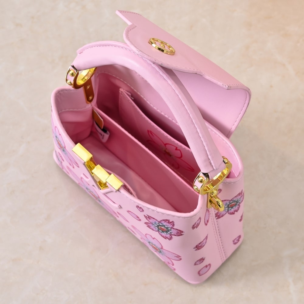 LOUIS VUITTON X TAKASHI MURAKAMI CAPUCINES MINI PINK 21CM M13249 - Image 6