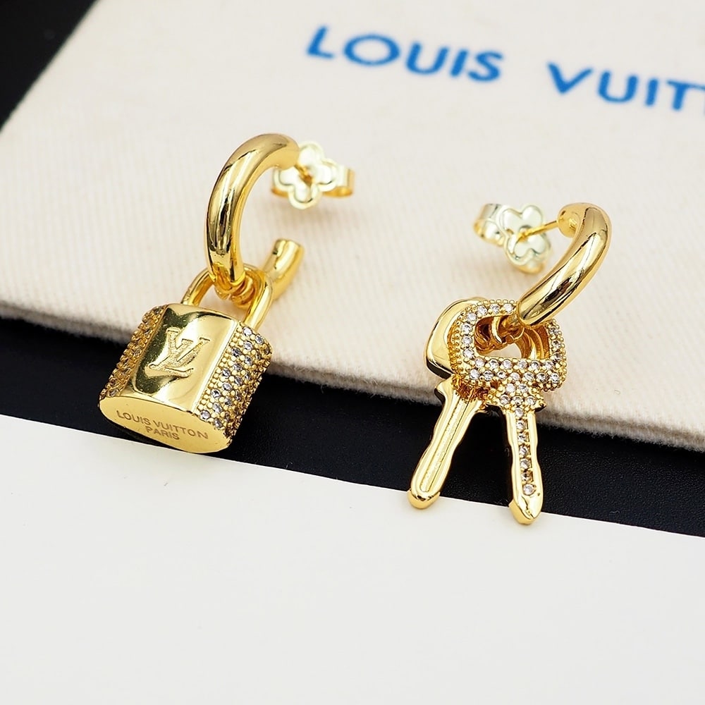 LOUIS VUITTON LV PADLOCK EARRINGS M01583 - Image 3