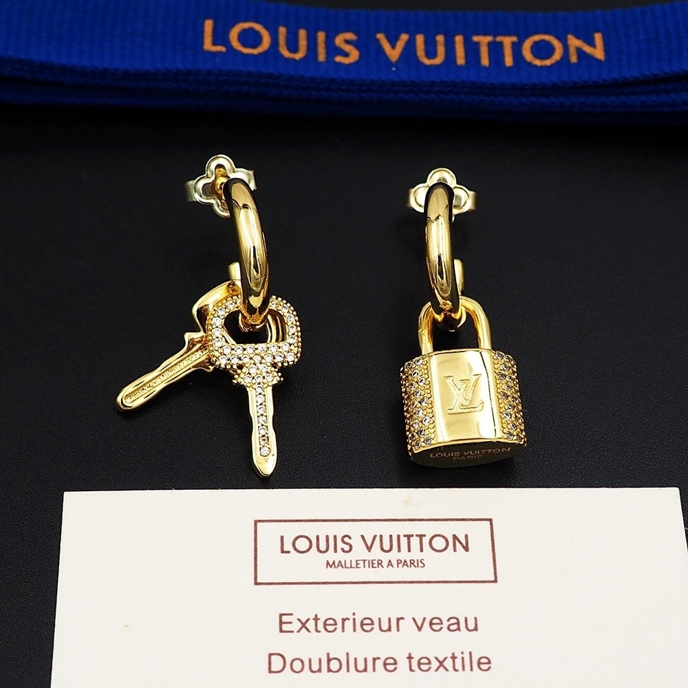 LOUIS VUITTON LV PADLOCK EARRINGS M01583 - Image 2