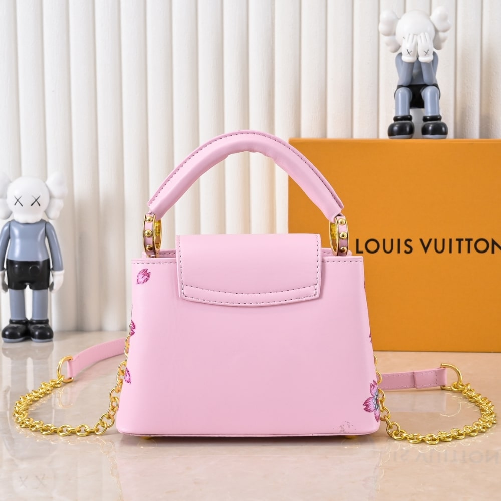 LOUIS VUITTON X TAKASHI MURAKAMI CAPUCINES MINI PINK 21CM M13249 - Image 7