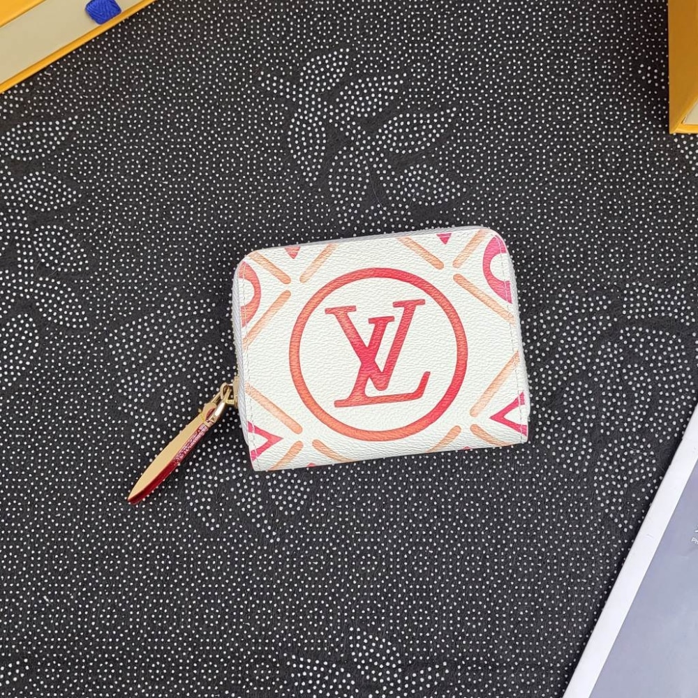LOUIS VUITTON LV BY THE POOL ZIPPY COIN PURSE CORAL 11CM - Image 2
