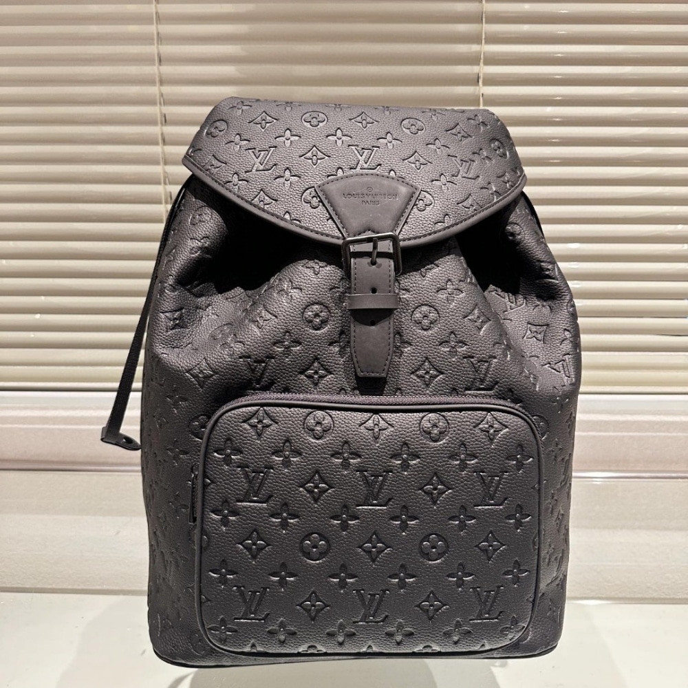 LOUIS VUITTON MONTSOURIS BACKPACK BLACK 45CM M23127 - Image 2