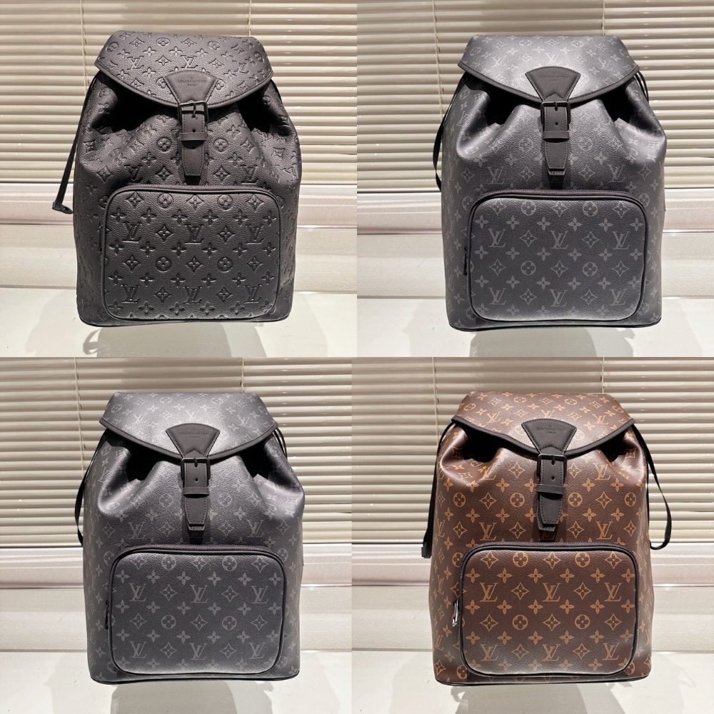 LOUIS VUITTON MONTSOURIS BACKPACK BLACK 45CM M23127 - Image 3
