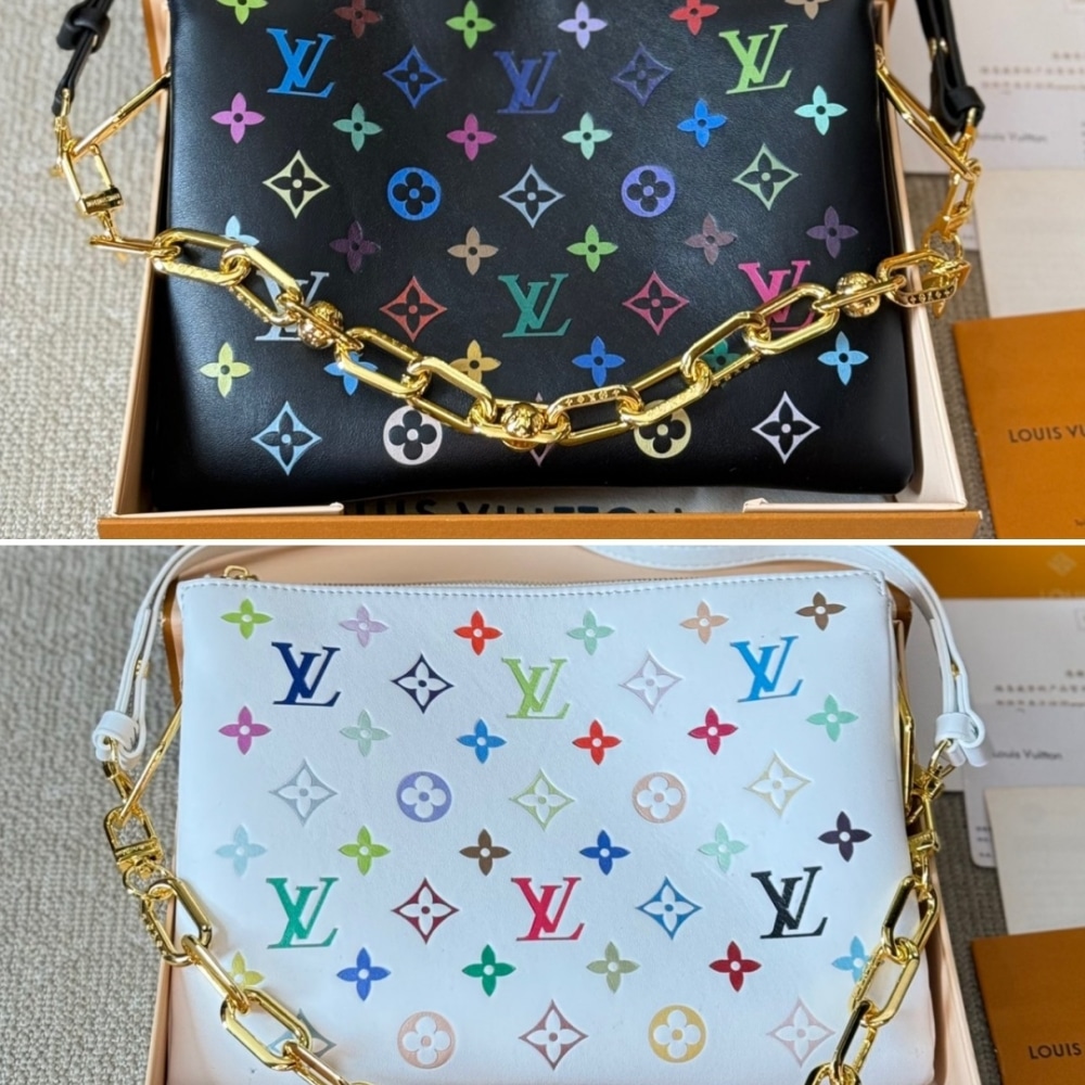 LOUIS VUITTON MONOGRAM MULTICOLOR COUSSIN PM 28CM M13233 - Image 3