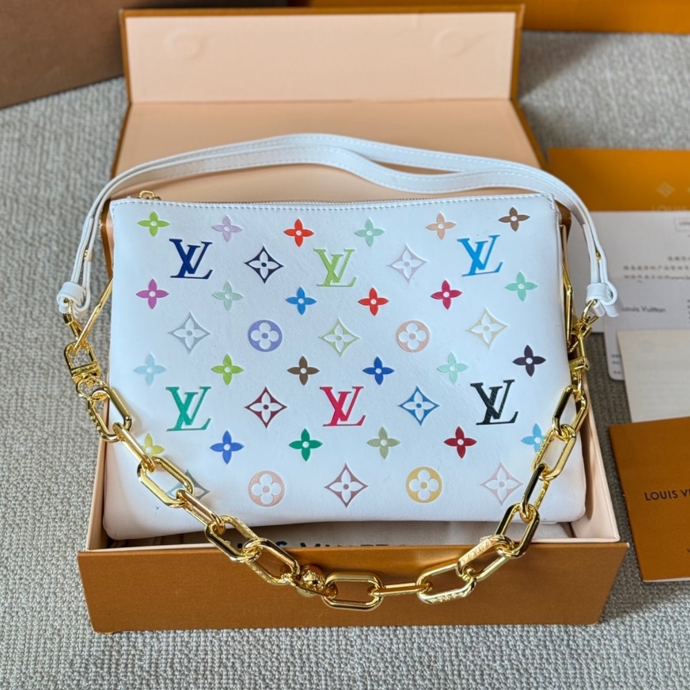 LOUIS VUITTON MONOGRAM MULTICOLOR COUSSIN PM 28CM M13233 - Image 2