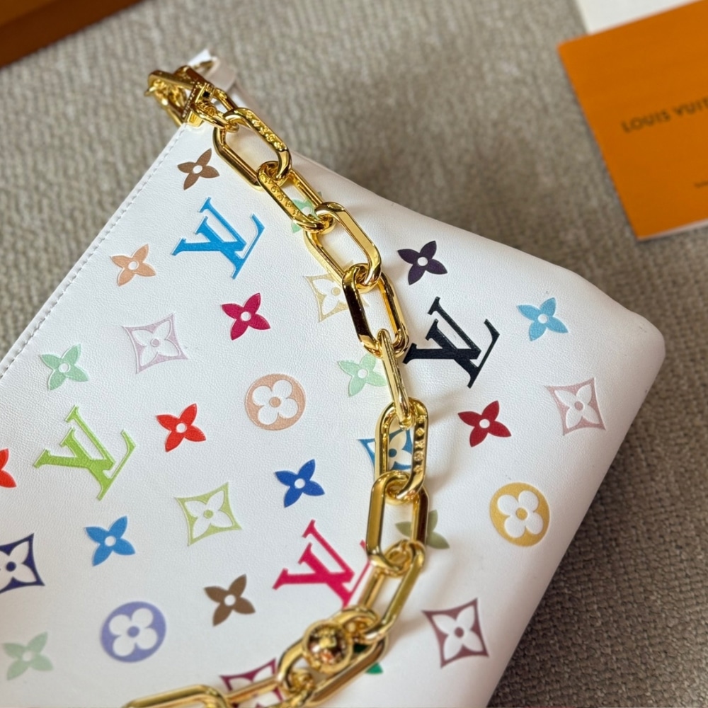 LOUIS VUITTON MONOGRAM MULTICOLOR COUSSIN PM 28CM M13233 - Image 4
