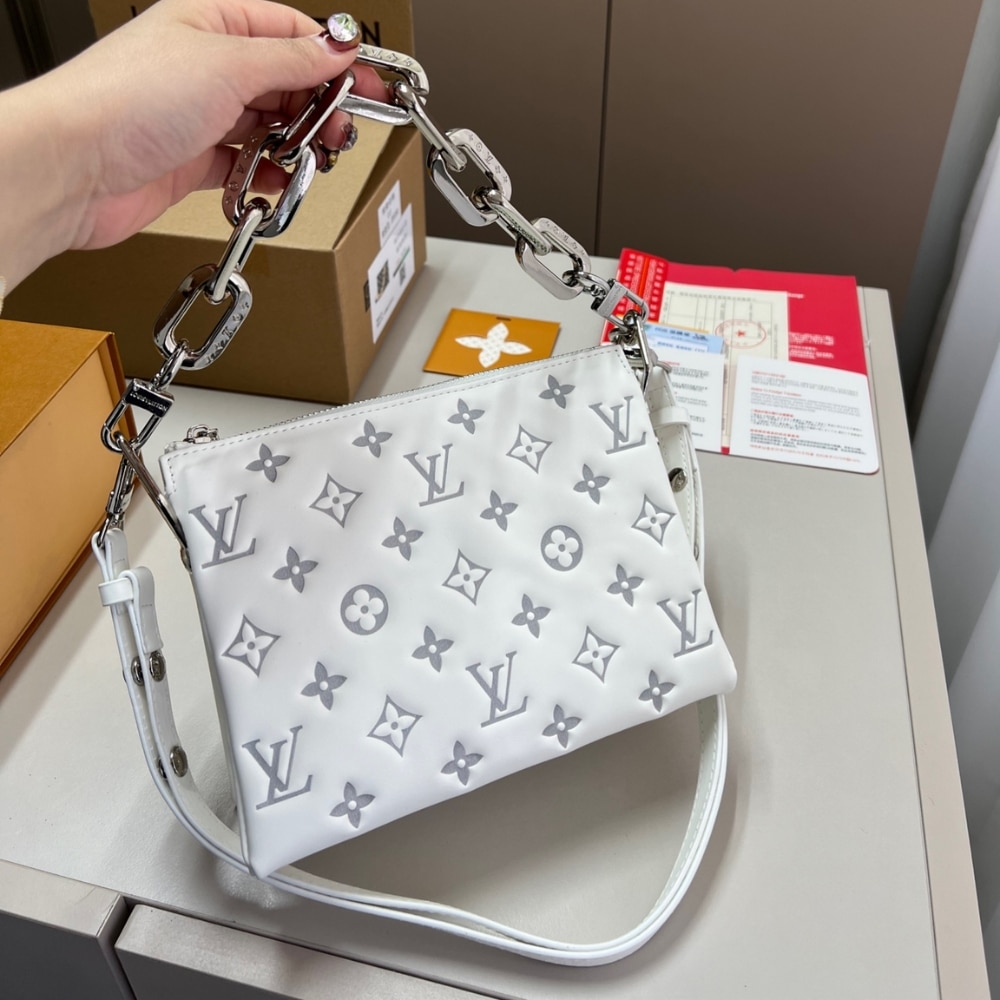 LOUIS VUITTON COUSSIN BB WHITE 21CM M11957 - Image 2