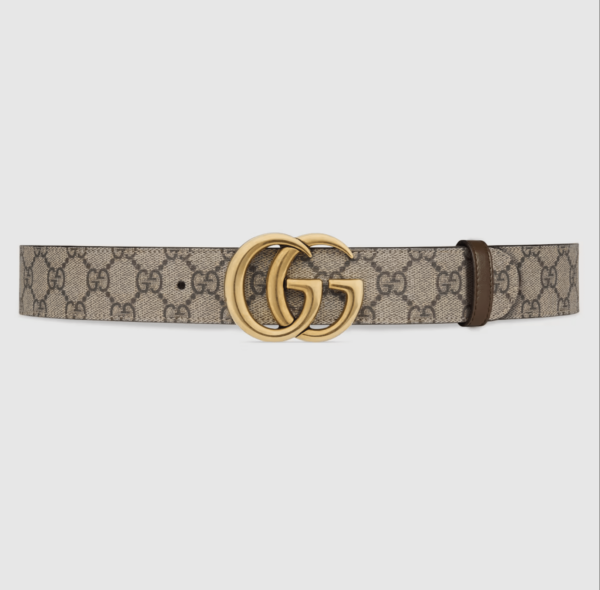 GUCCI GG MARMONT REVERSIBLE BELT BROWN LEATHER 659416 92TIC 8358