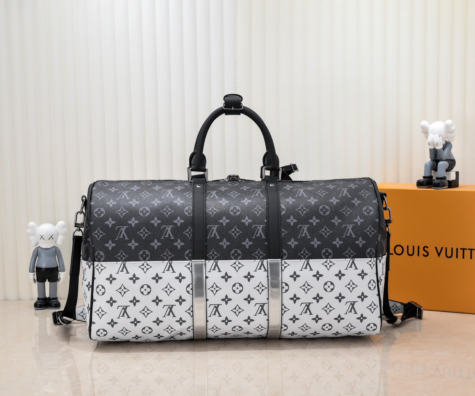 LOUIS VUITTON KEEPALL BANDOULIERE MONOGRAM ECLIPSE OUTDOOR SPLIT 50CM M43412 - Image 10