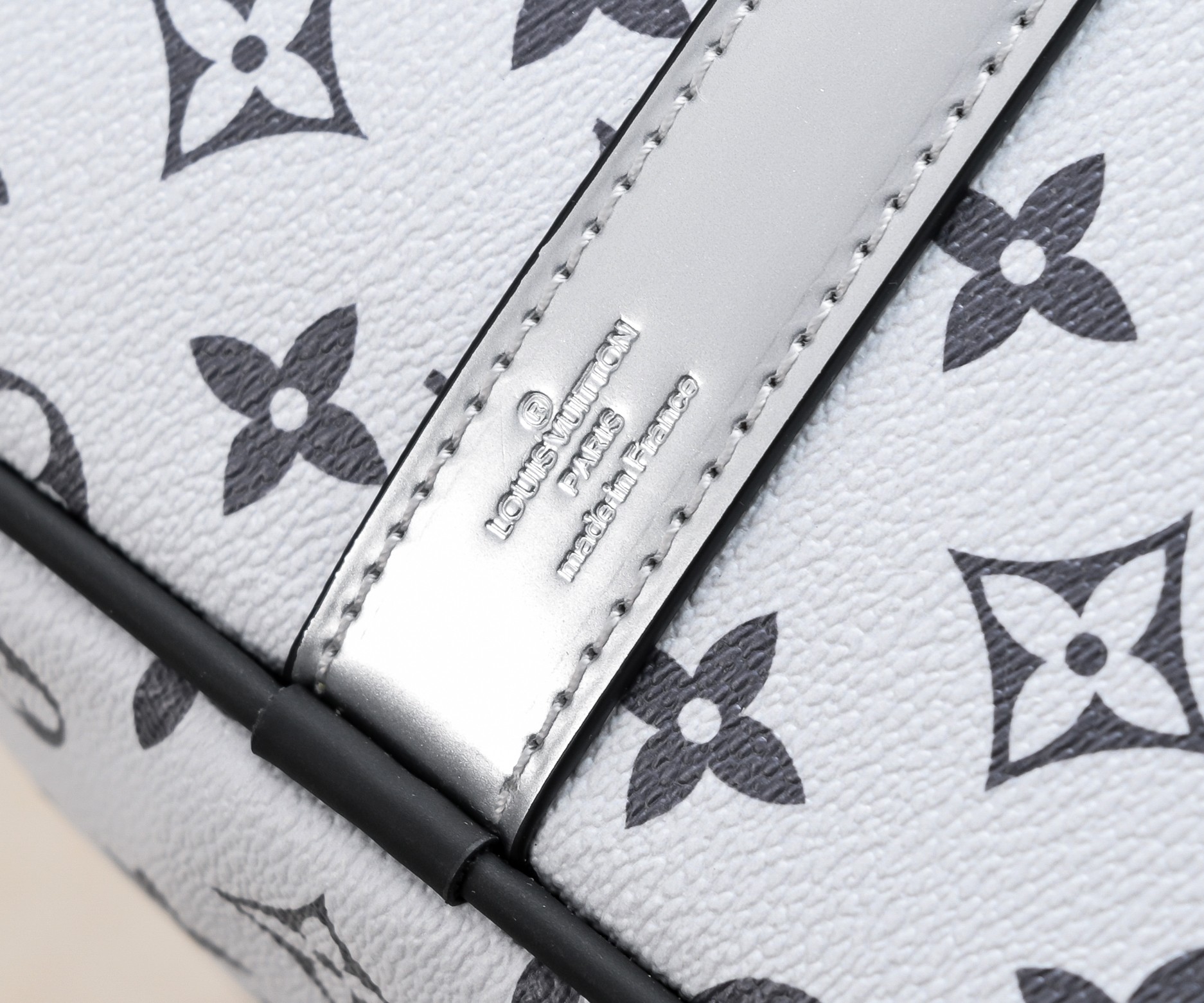 LOUIS VUITTON KEEPALL BANDOULIERE MONOGRAM ECLIPSE OUTDOOR SPLIT 50CM M43412 - Image 7