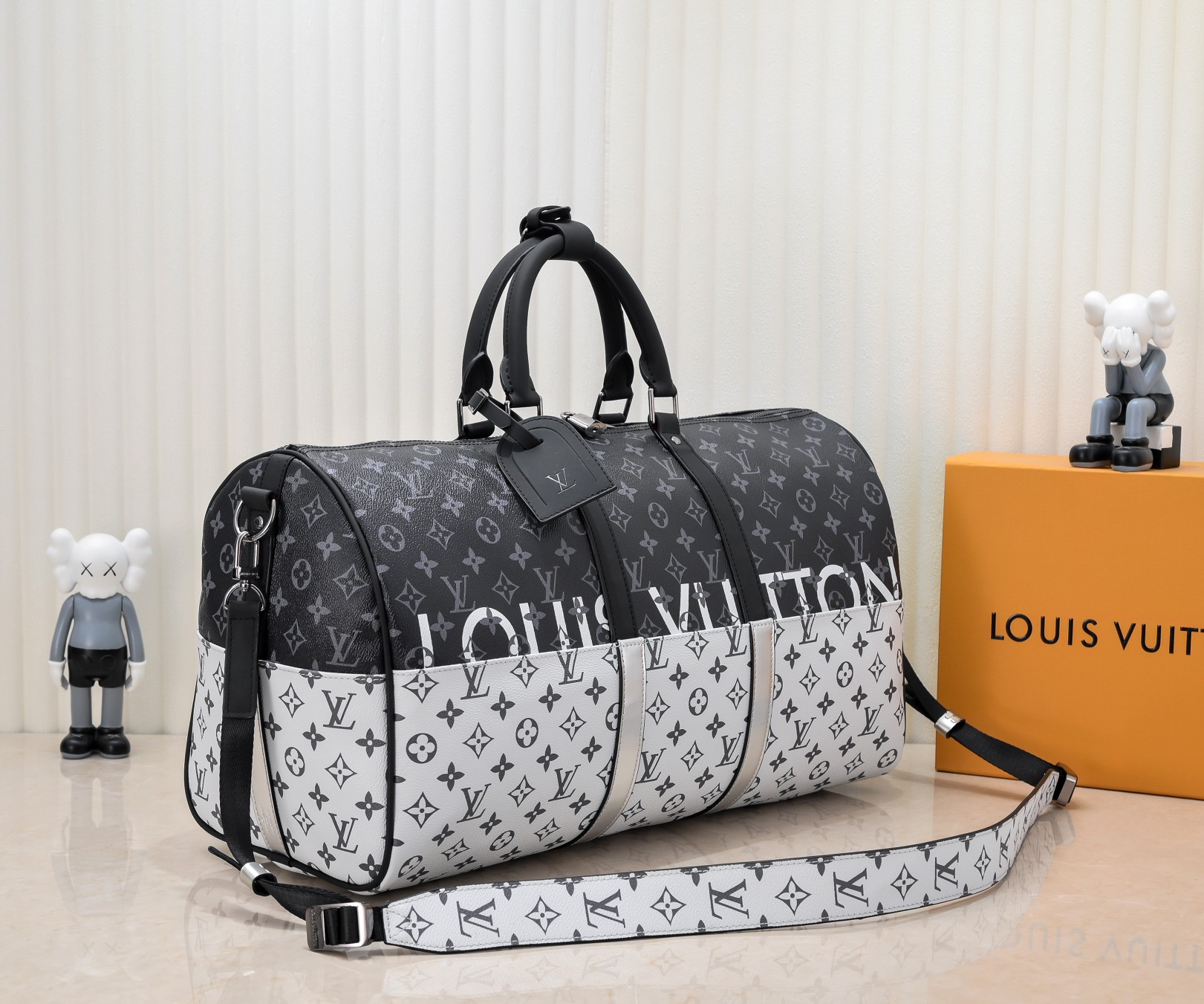 LOUIS VUITTON KEEPALL BANDOULIERE MONOGRAM ECLIPSE OUTDOOR SPLIT 50CM M43412 - Image 3